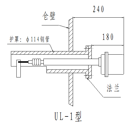 UL-2T型水平安装